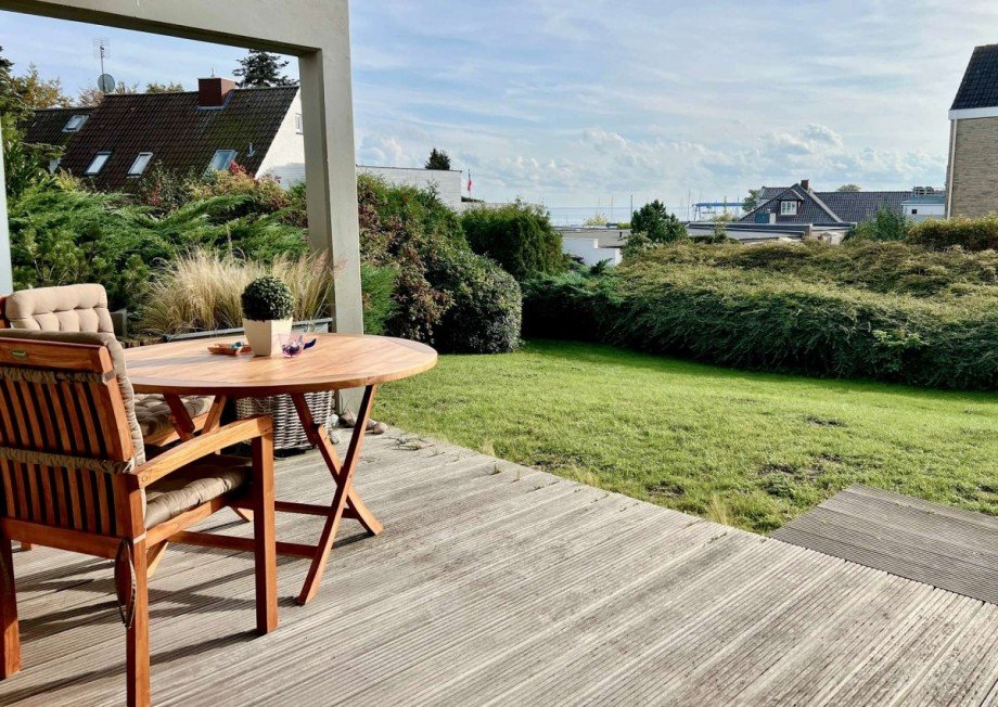 Terrasse Ostseeblick Erdgeschosswohnung Gr�mitz