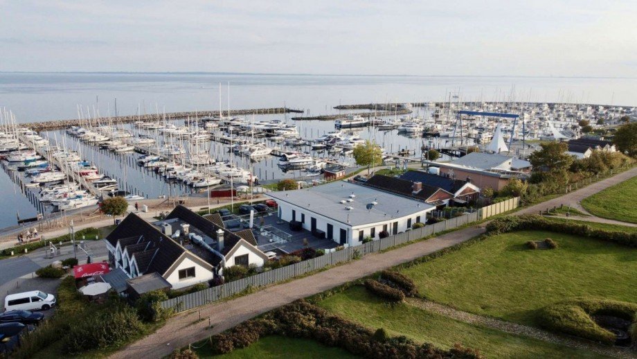 Luftbild Hafen Erdgeschosswohnung Gr�mitz