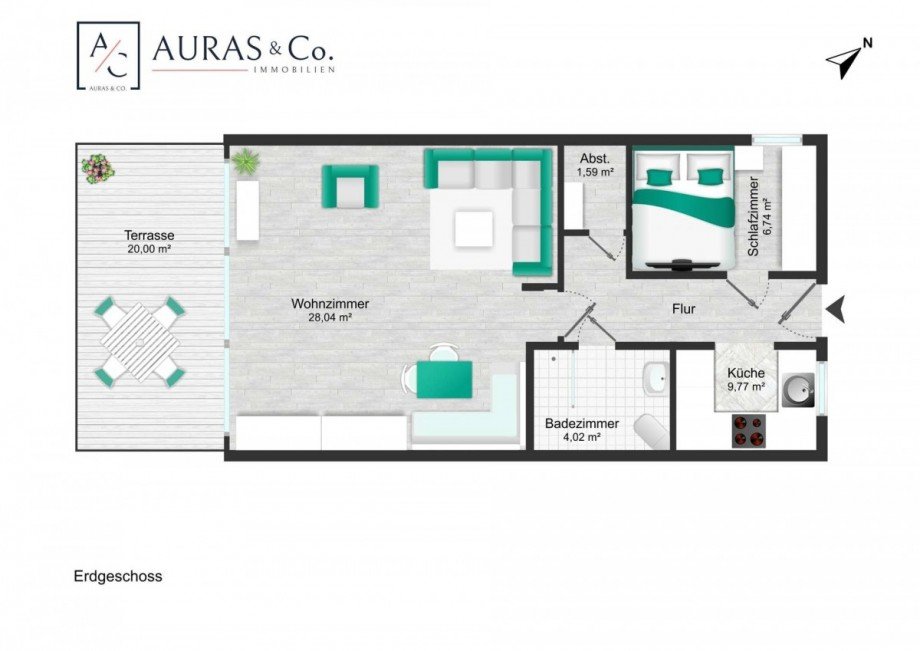 Grundriss Erdgeschosswohnung Gr�mitz