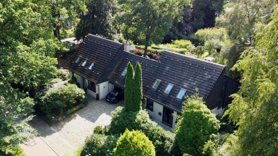 Luftbild - DHH rechts Doppelhaush�lfte Dassendorf